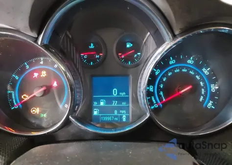 2012 Chevrolet Cruze 2Lt из США, поврежденный, VIN 1G1PG5SC7C7201610